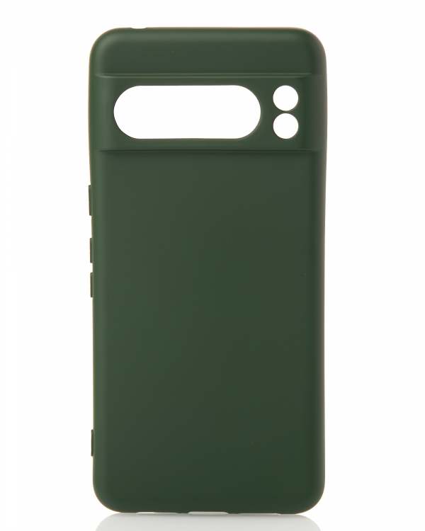 Силиконовый чехол SOFT Silicone Case для Google Pixel 8 Pro (без лого) темно-зеленый
