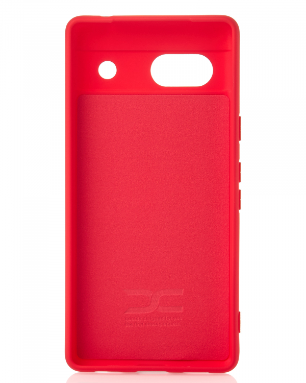 Силиконовый чехол SOFT Silicone Case для Google Pixel 8A (без лого) красный