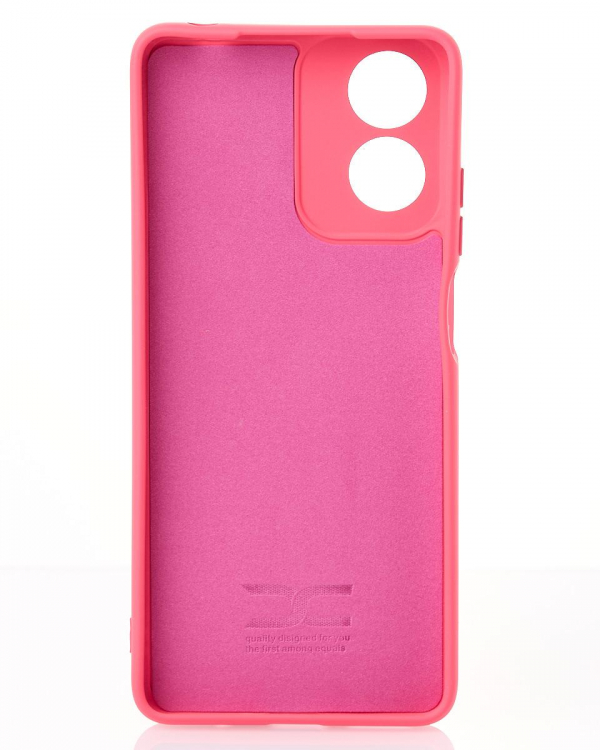 Силиконовый чехол SOFT Silicone Case для Motorola G04 (без лого) малиновый