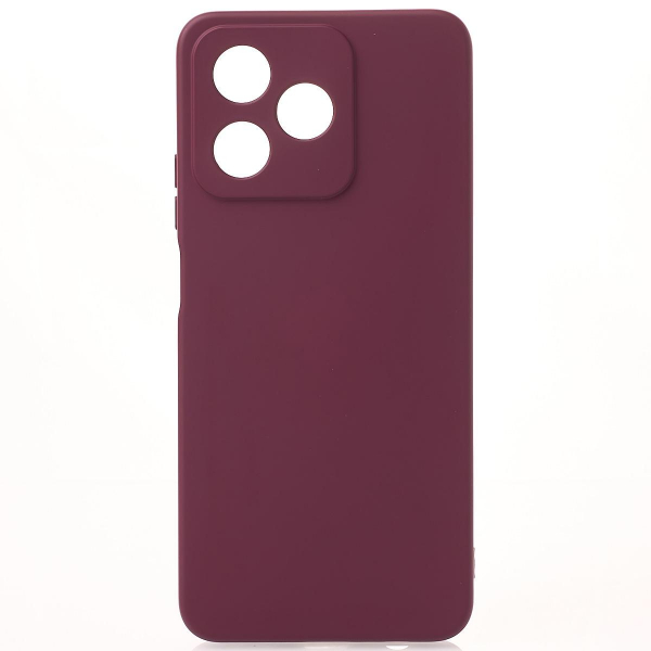 Силиконовый чехол SOFT Silicone Case для Realme C51 (без лого) бордовый