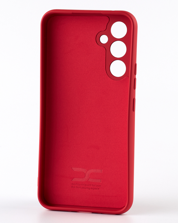 Силиконовый чехол SOFT Silicone Case для Samsung A34 (без лого) красный