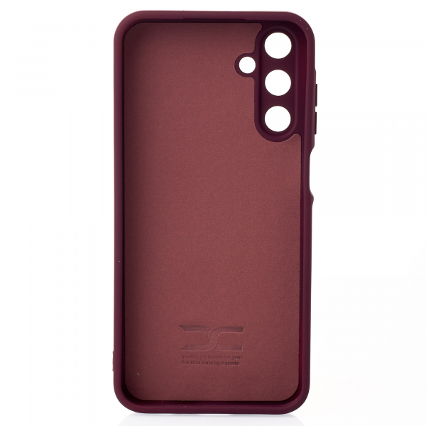 Силиконовый чехол SOFT Silicone Case для Samsung A25 (без лого) бордовый