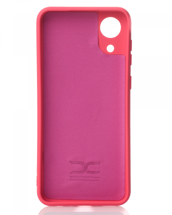 Силиконовый чехол SOFT Silicone Case для Samsung A03 Core (без лого) малиновый
