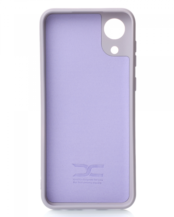 Силиконовый чехол SOFT Silicone Case для Samsung A03 Core (без лого) глициния