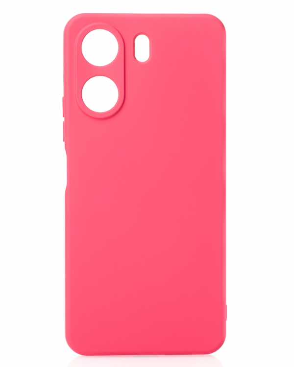 Силиконовый чехол SOFT Silicone Case для Xiaomi Redmi 13C 4G / Poco C65 (без лого) малиновый