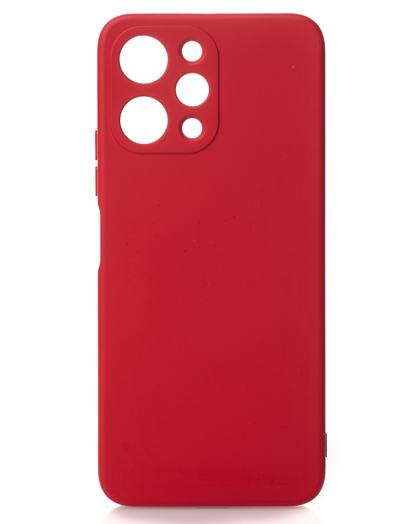 Силиконовый чехол SOFT Silicone Case для Xiaomi Redmi 12 (без лого) красный