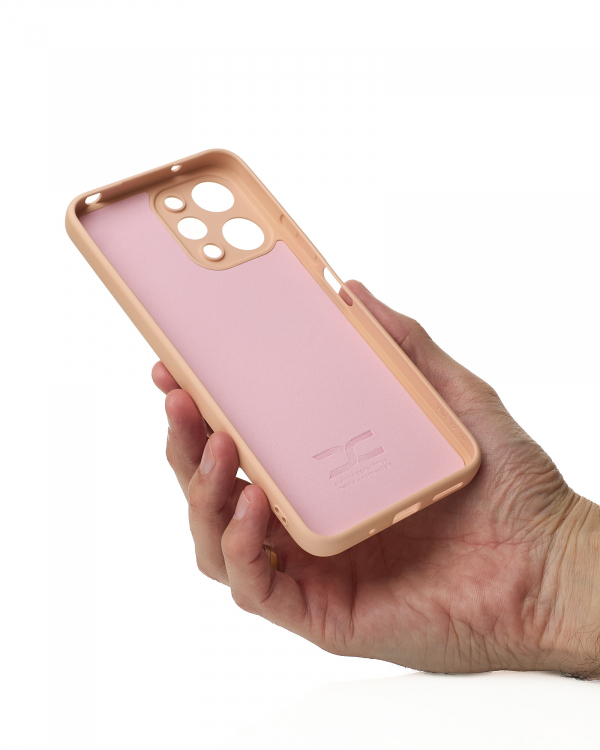 Силиконовый чехол SOFT Silicone Case для Xiaomi Redmi 12 (без лого) пудра
