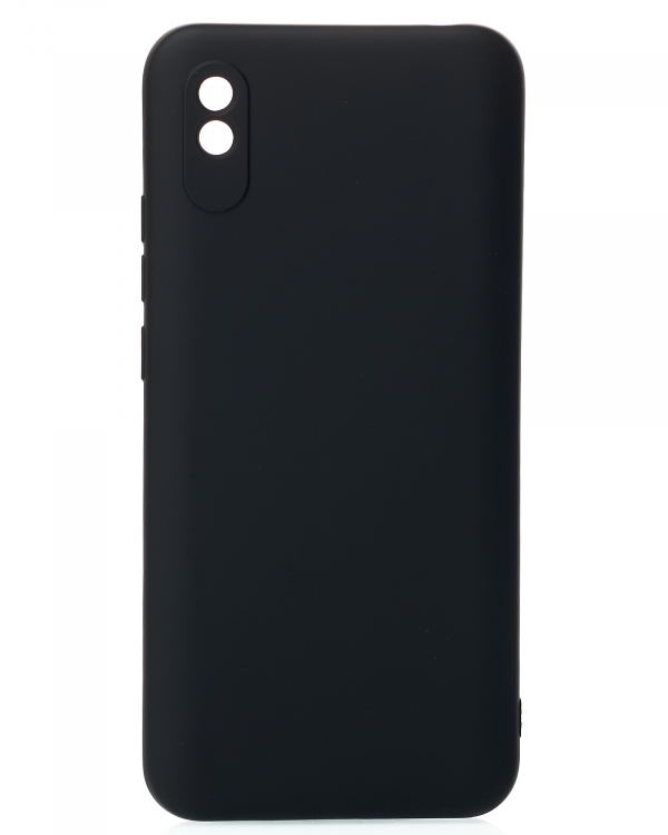 Силиконовый чехол SOFT Silicone Case для Xiaomi Redmi 9A/9i Sport/9a Sport (без лого) черный