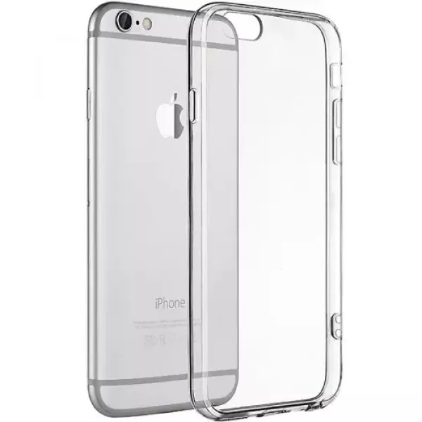 Силиконовый чехол WS для iPhone 6 Plus прозрачный