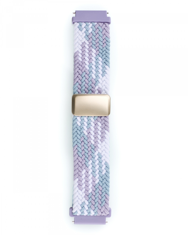 Ремешок для часов UNIVERSAL "Nylon Braided Magnetic" 20 мм violet