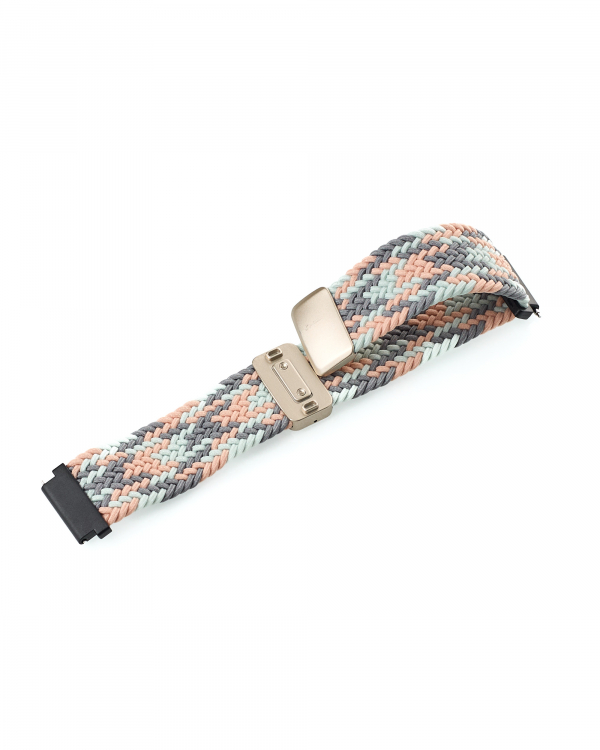 Ремешок для часов UNIVERSAL "Nylon Braided Magnetic" 22 мм gray blue powder