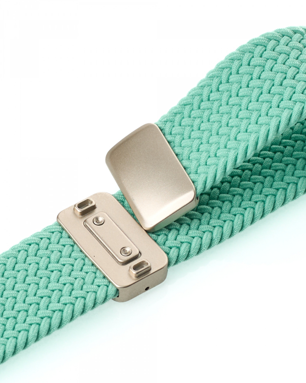 Ремешок для часов UNIVERSAL "Nylon Braided Magnetic" 22 мм mint