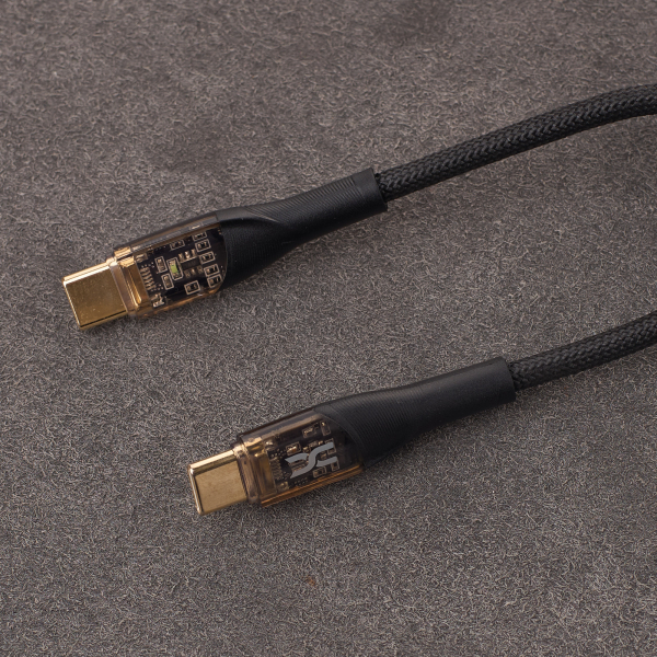 USB cable DC Type-C to Type-C (CL-23B) 60W черный