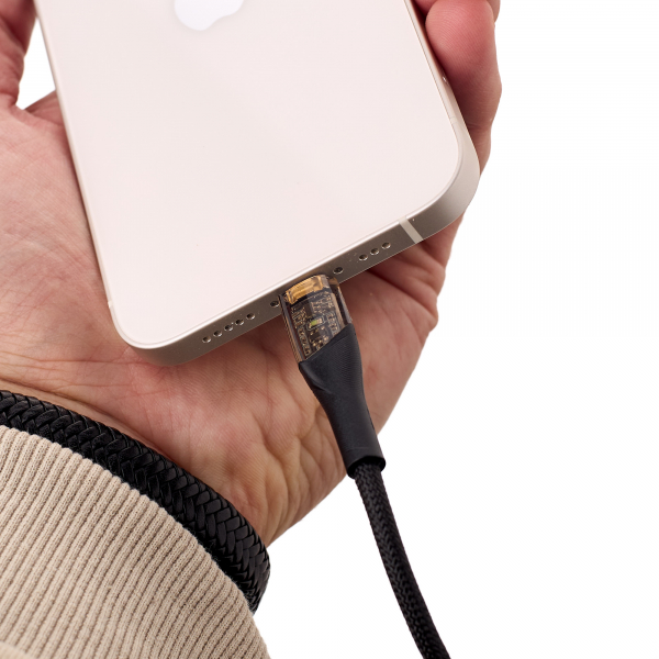 USB cable DC Type-C to Type-C (CL-23B) 60W черный