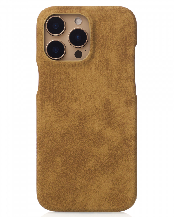 Чехол LEATHER Case для iPhone 16 Pro desert titanium