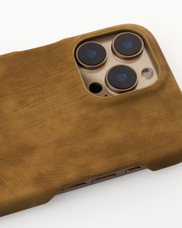 Чехол LEATHER Case для iPhone 16 Pro Max desert titanium