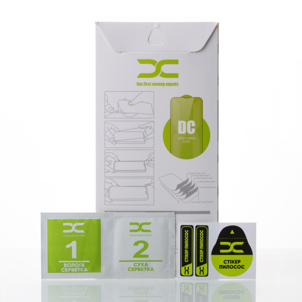 Защитное стекло DC для Motorola Moto G72 черный