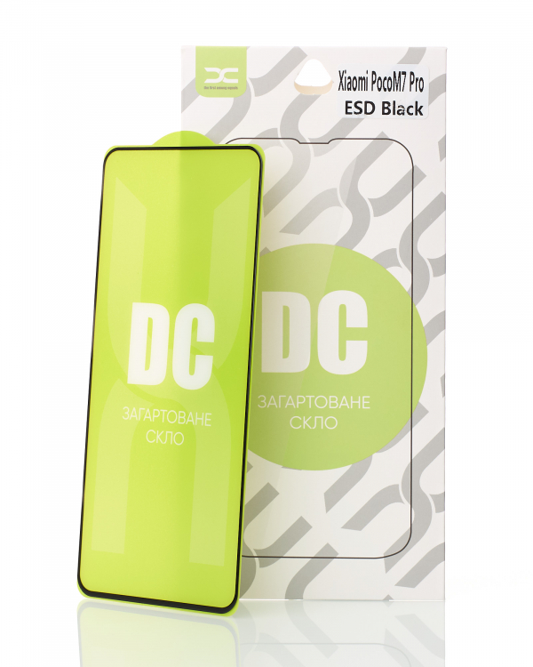 Защитное стекло DC для Xiaomi Poco M7 Pro черный