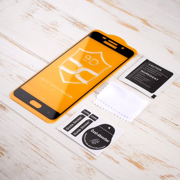 Защитное стекло (NP) FullGlue для Samsung A5 (2016) черный